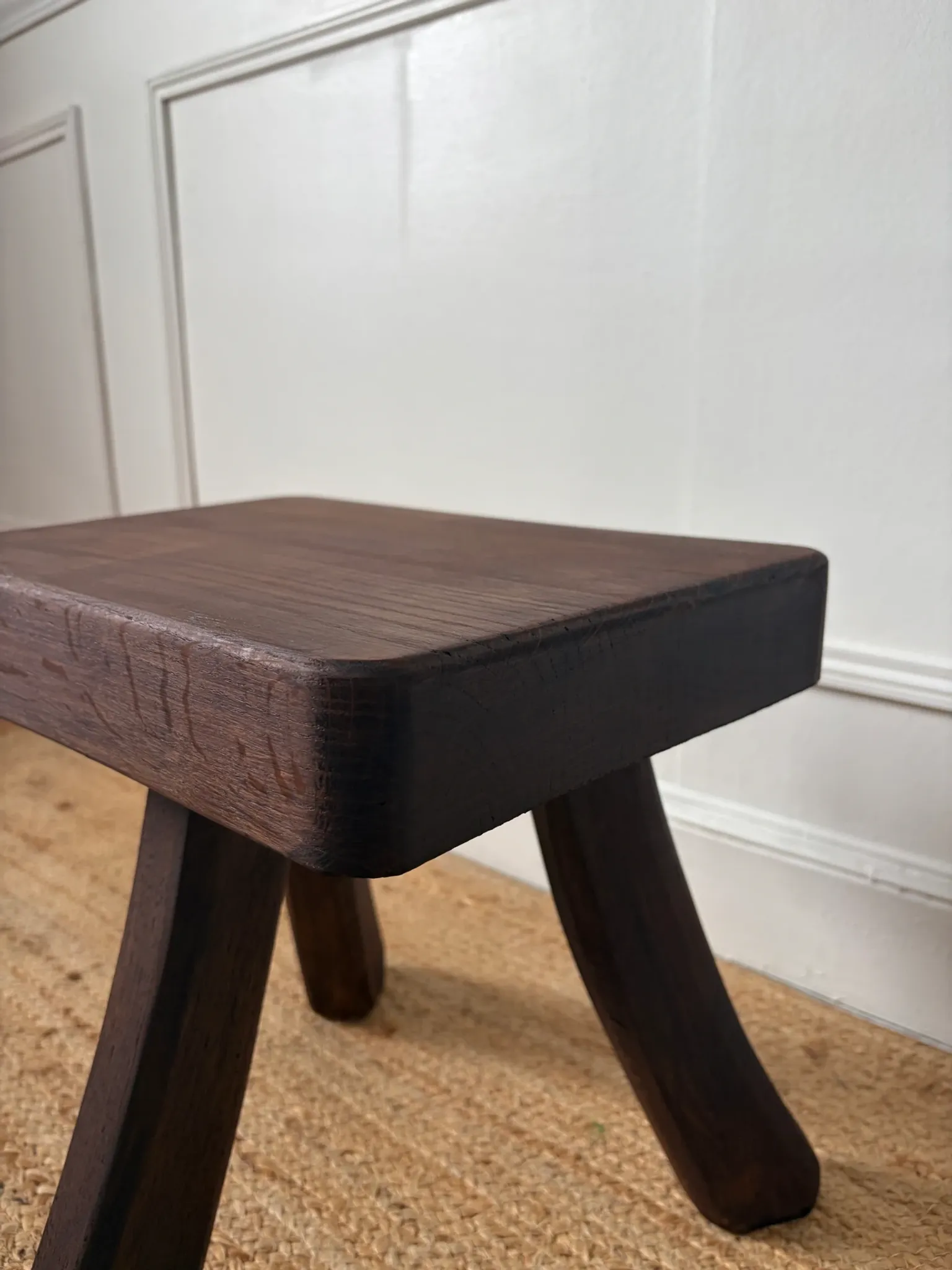 Brutalist tripod stool