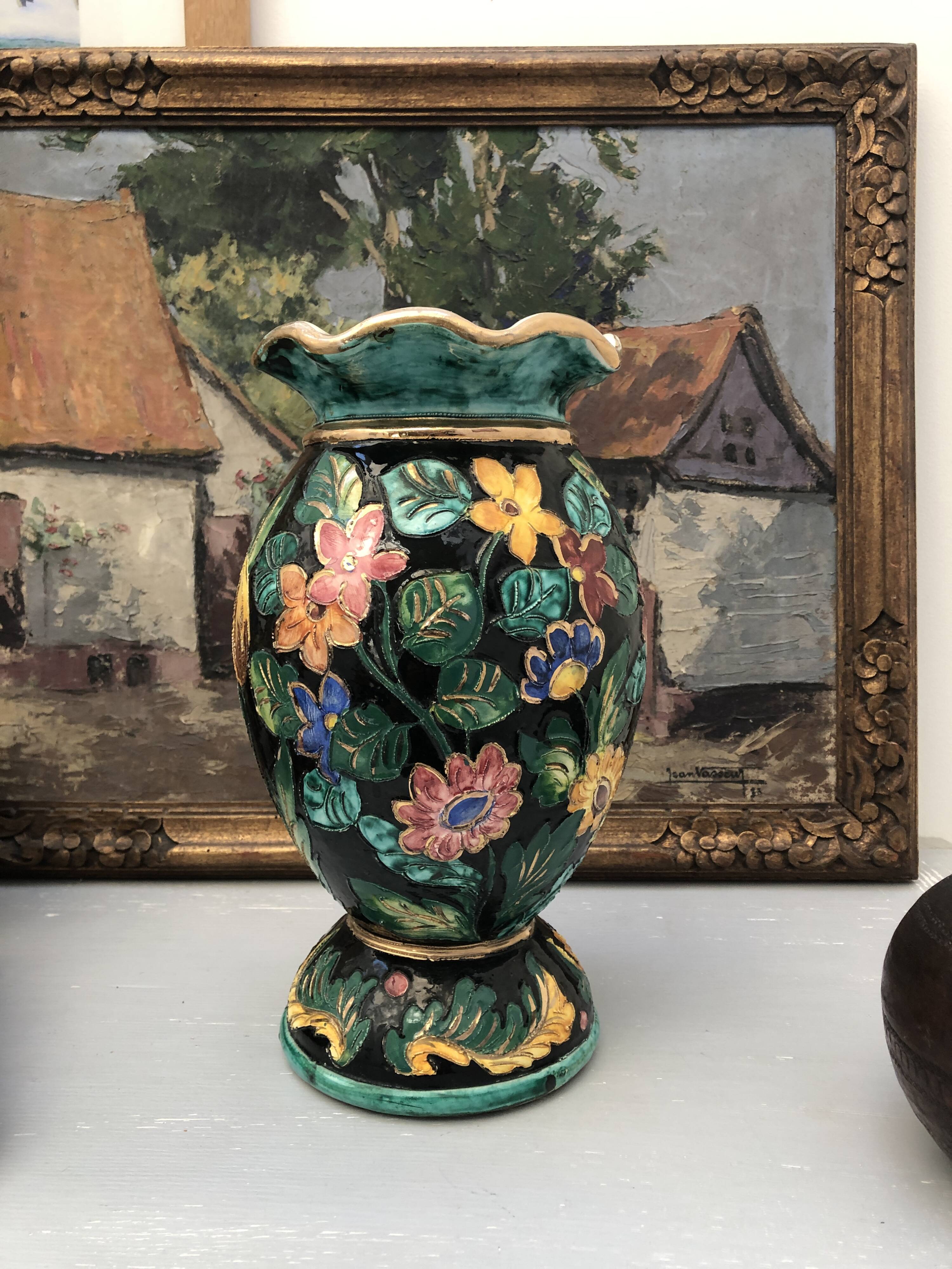 Vase Vallauris style Monaco 1950-1960