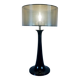 Large 80s designer tulip foot lamp
