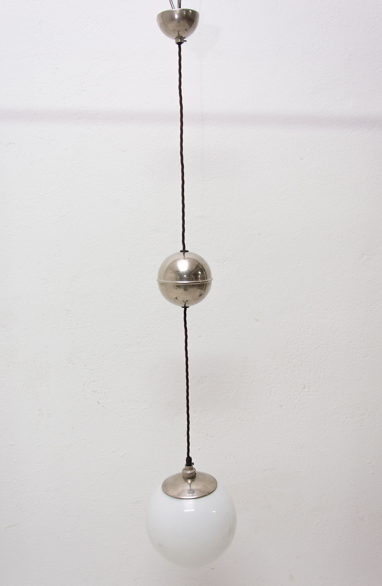Bauhaus pendant lamp, 1940´s, Czechoslovakia