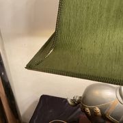 Lampe vintage cheval  en étain