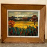 Autumn landscape signed Godelier