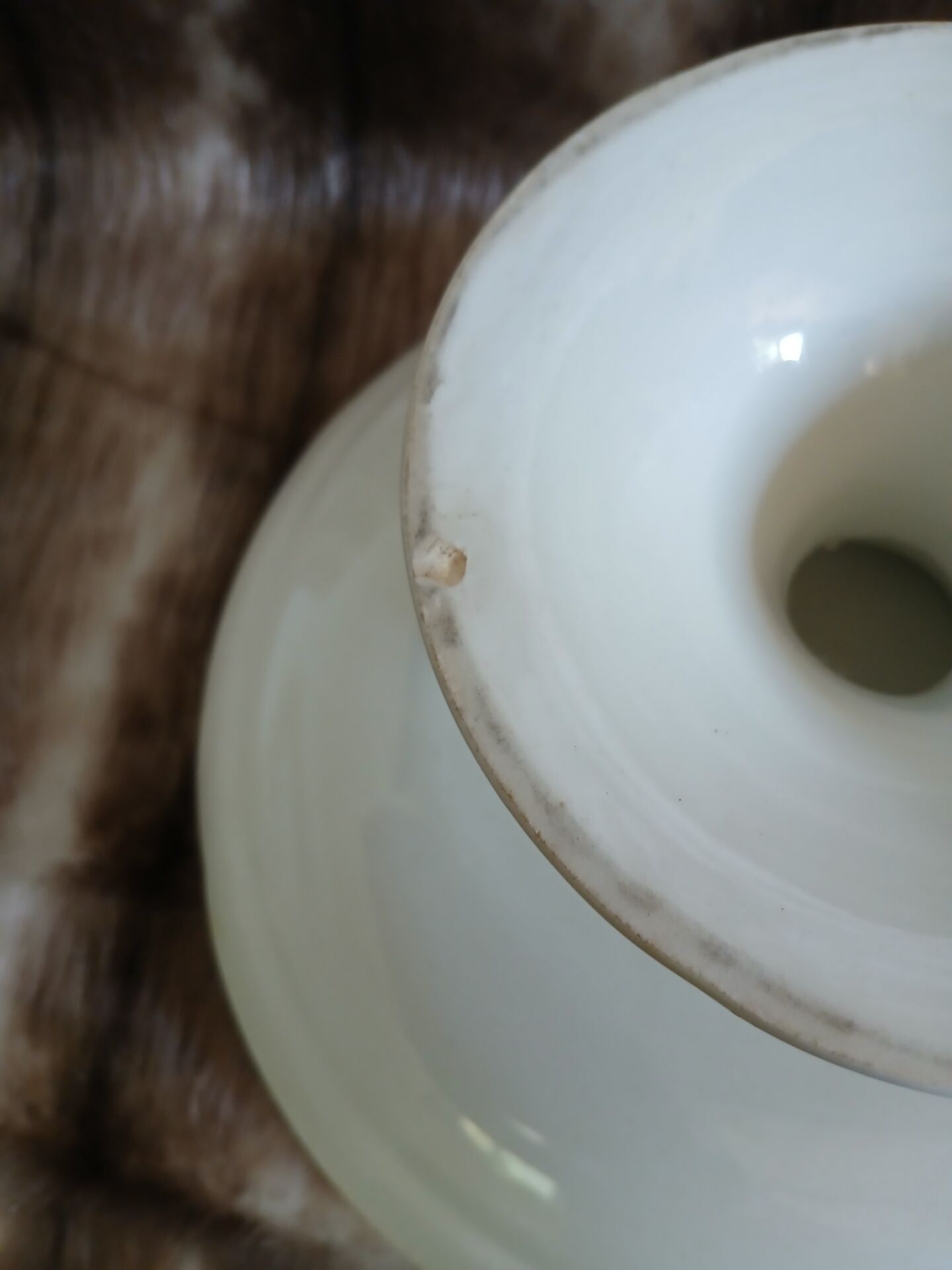 Antique compote dish "Grand dépôt Paris"