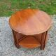 Coffee table nesting tables in cherry wood in classic style from the 60s/70s