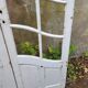 Art Nouveau double doors with small panes.