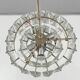 Mid-century chandelier/ceiling lamp by Kinkeldey, Germany, 1970s.