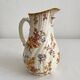 Polychrome ironstone milk jug "Louis XV" U&C Sarreguemines