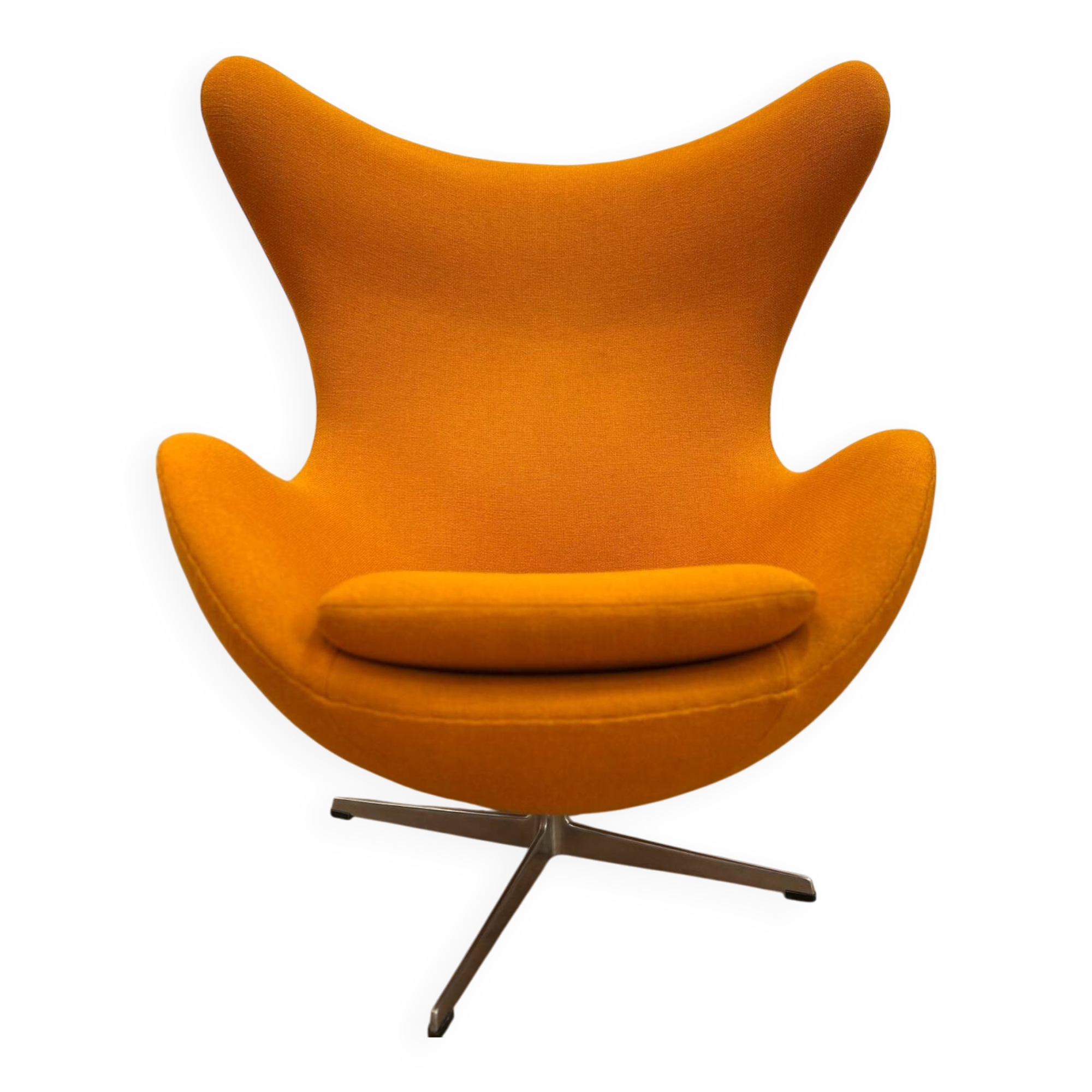 Orange Egg Chair by Arne Jacobsen