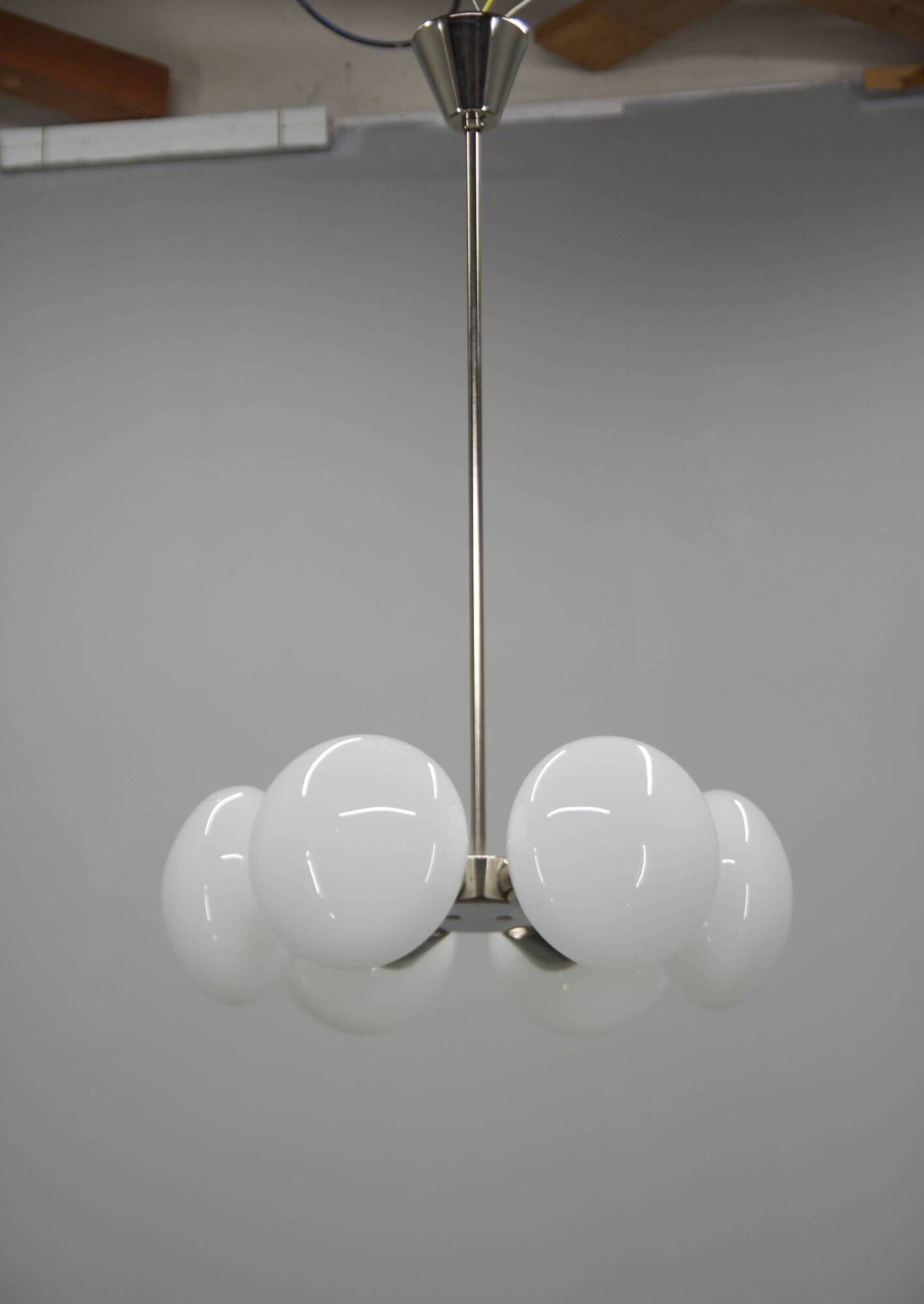 Mid-Century Sputnik Chandelier by Kamenický Šenov, Czechoslovakia, 1960s