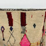 Handmade wool Berber rug 260 X 160 CM