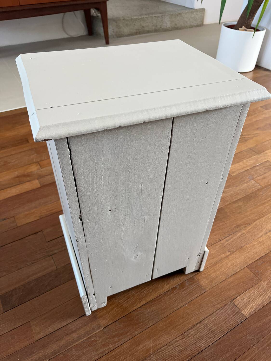 Antique bedside table refurbished