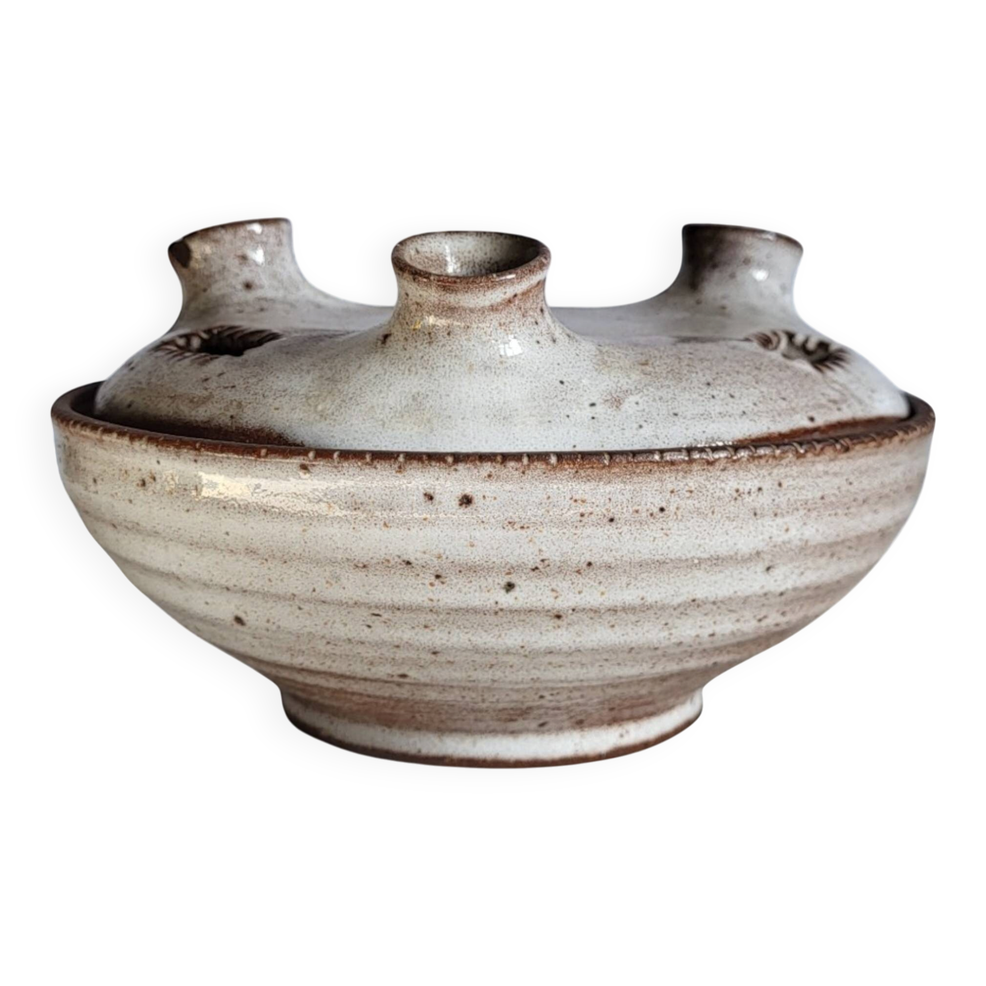 Flower vase in stoneware Ratilly / Pierlot / Puisaye