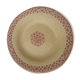 Gien's opaque porcelain hollow plate Mangalore Diam 23 cm