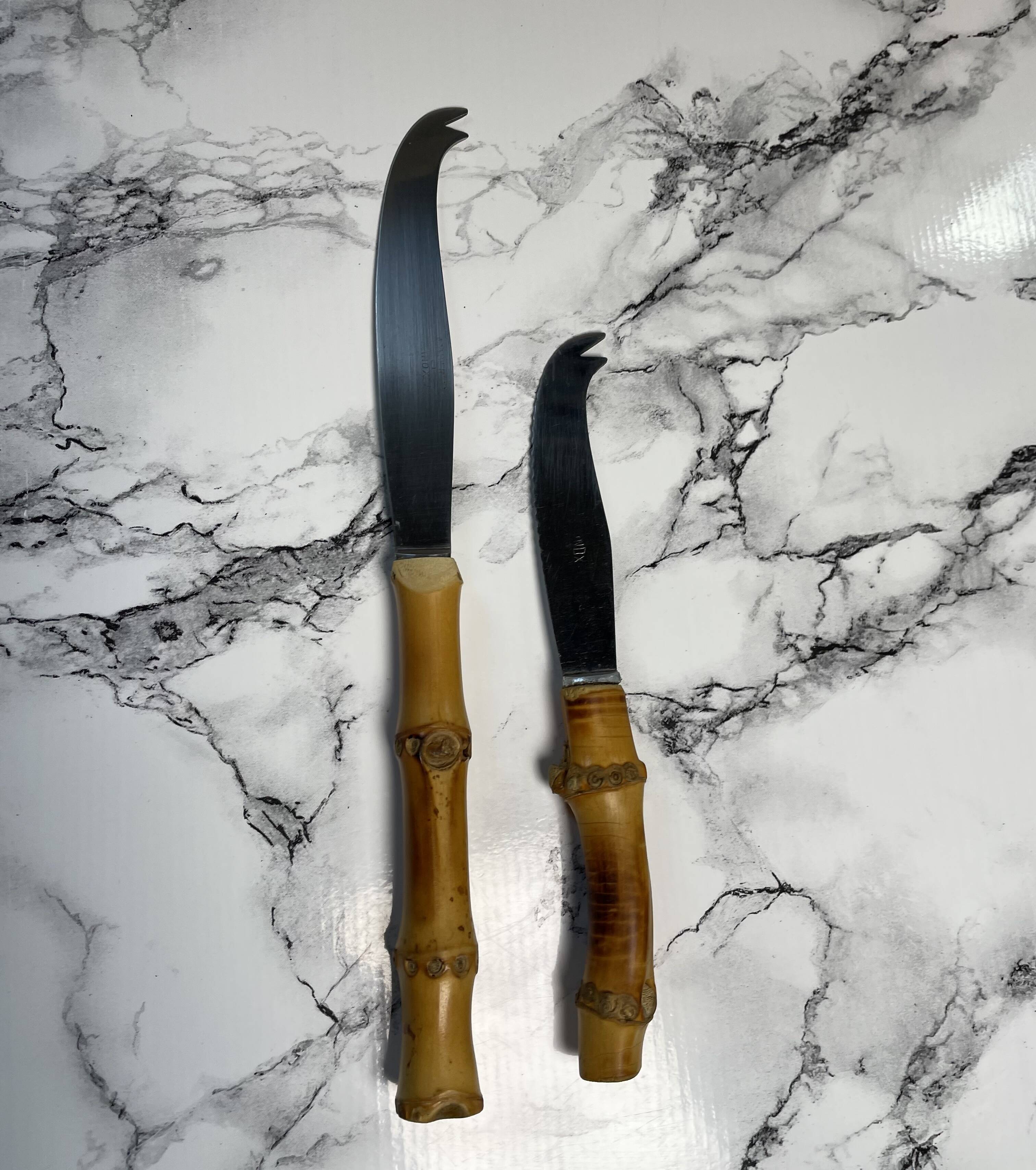 Couteaux manche bambou