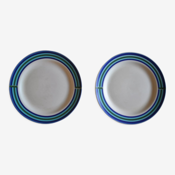 2 plates by gio ponti for richard ginori