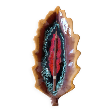 Plat feuille vallauris