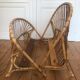 Rattan basket bed