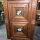 According to Maxime Old: decorative furniture in oak and ceramic from the Art Deco period (B)