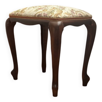 Vintage upholstered stool