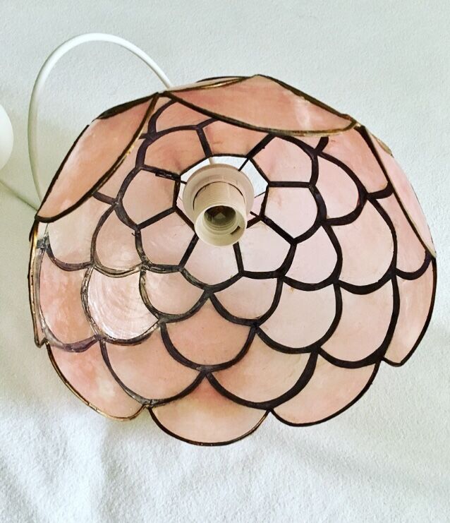 Pink mother-of-pearl hanging