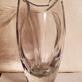 Baccarat vase signed Robert Rigot model Giverny 28cm