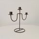 Vintage brutalist chandelier in wrought iron