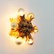 1960’s gilt ‘florentine’ ceiling or wall light by banci firenze