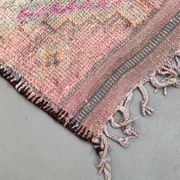Vintage Turkish  Tribal Runner 460x83 cm veg dye wool rug tribal, handmade