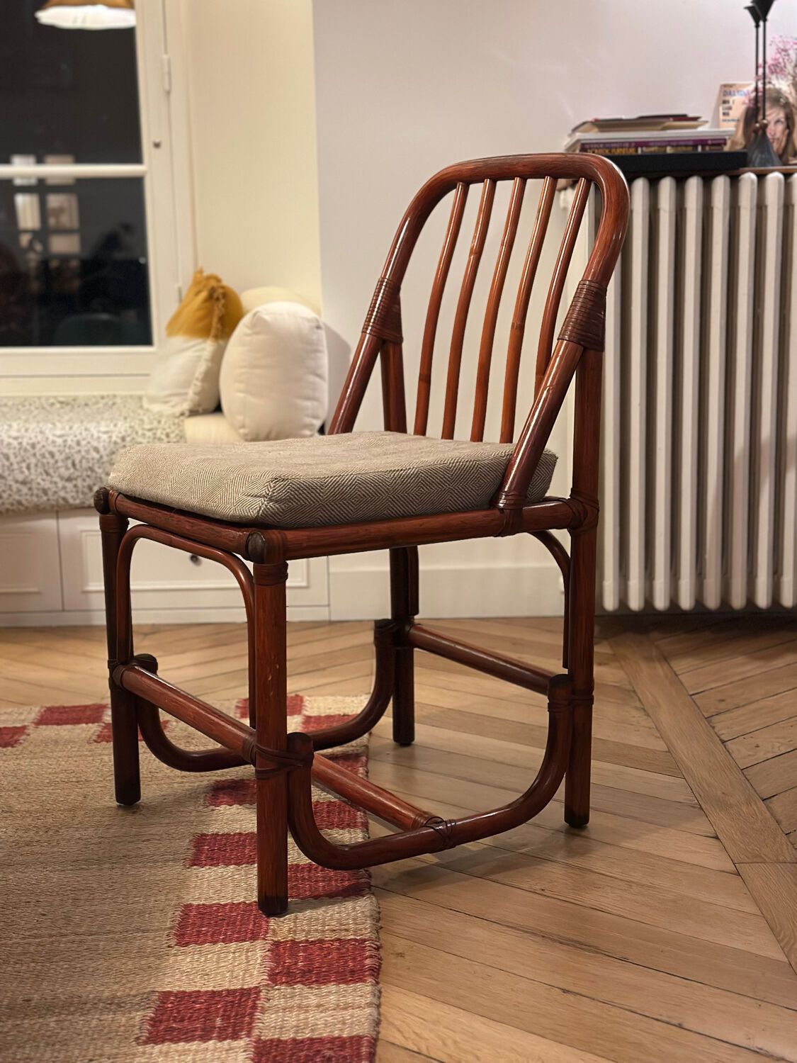 4 bamboo chairs from the 60s