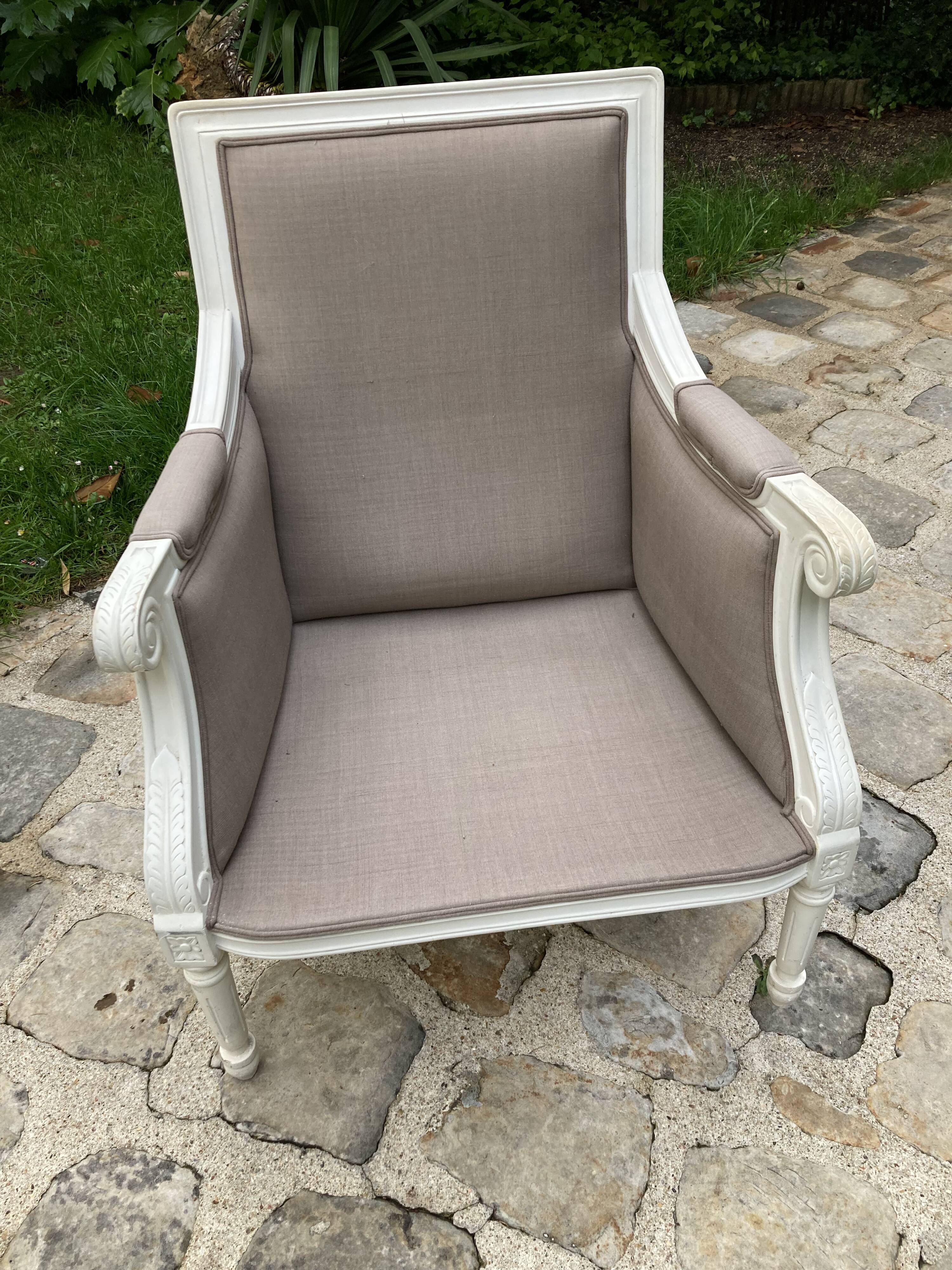 Louis XVI style bergère