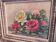 French vintage floral oil painting, signed Pelletier