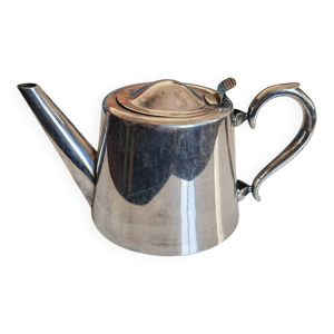 Théière en métal argenté