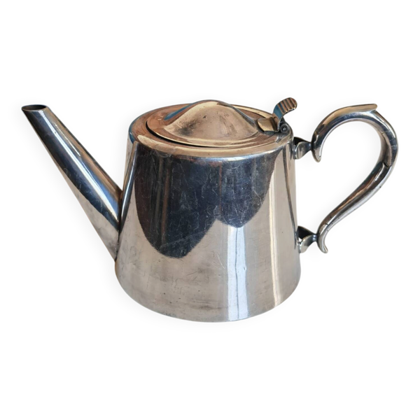 Théière en métal argenté
