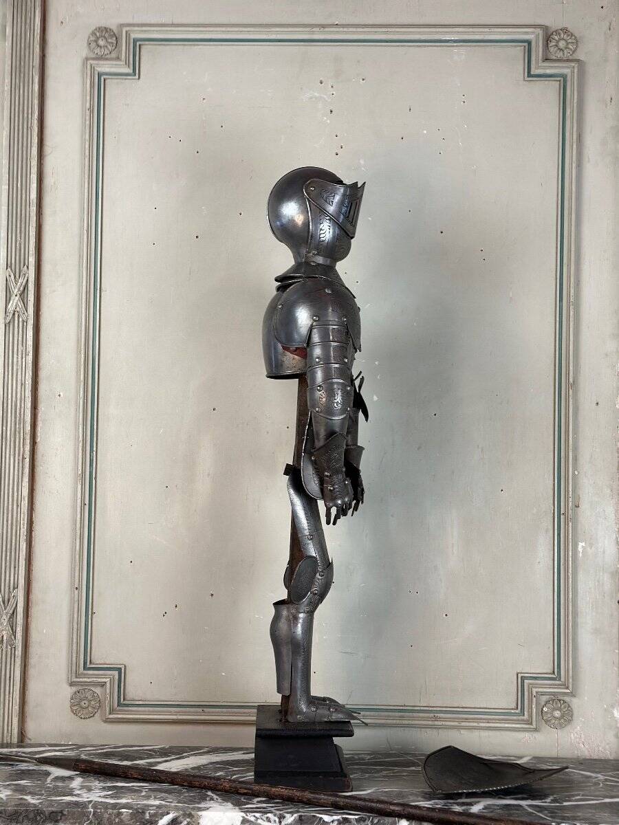 Miniature armour model, Toledo 19th century