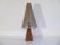 Scandinavian lamp in wood and rope, 1960