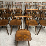 Series of 17 Fanette bistro chairs 1960 tapiovaara style