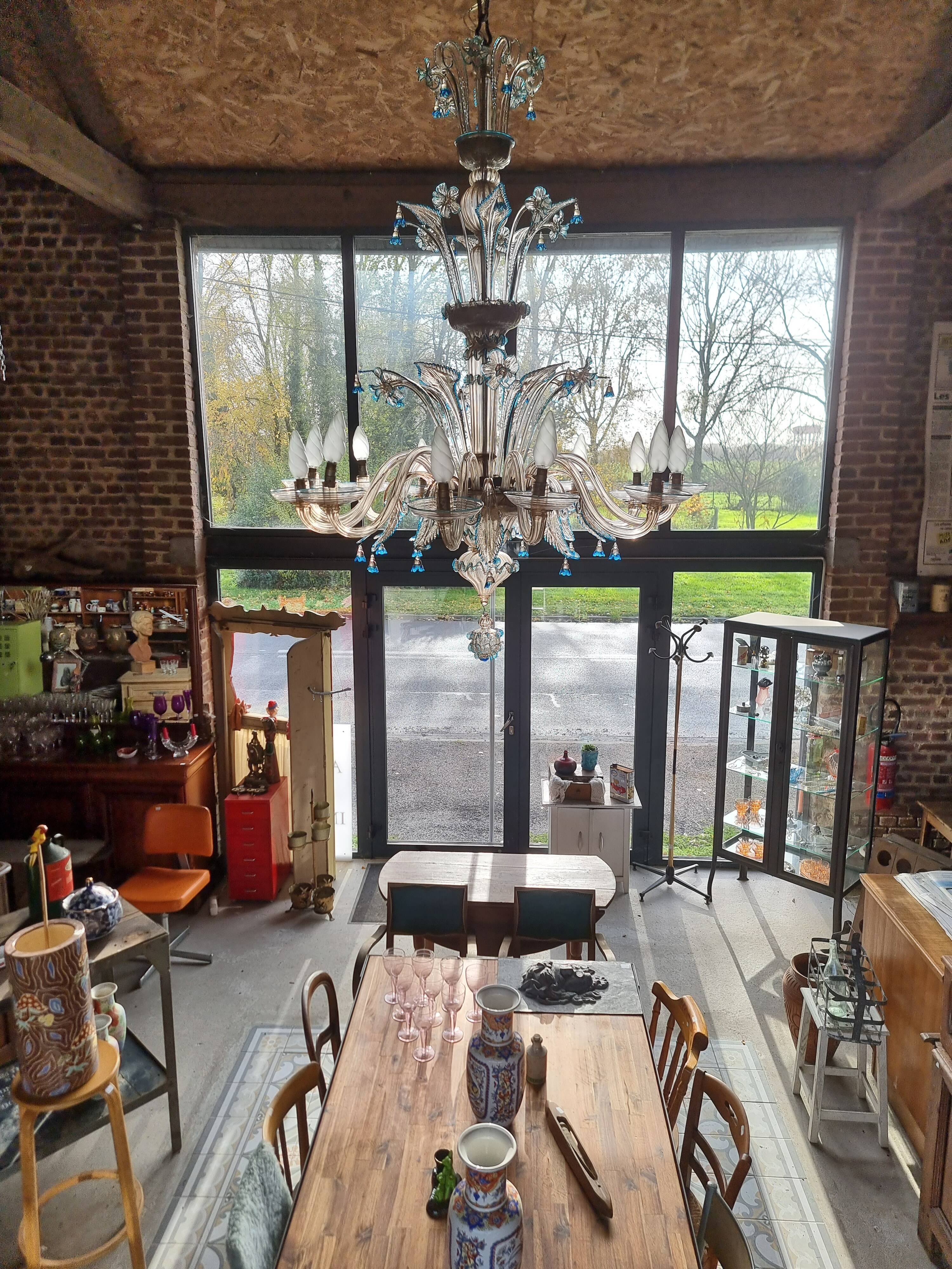 Murano glass chandelier