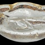 Old Murano bubbled glass cup Italian design