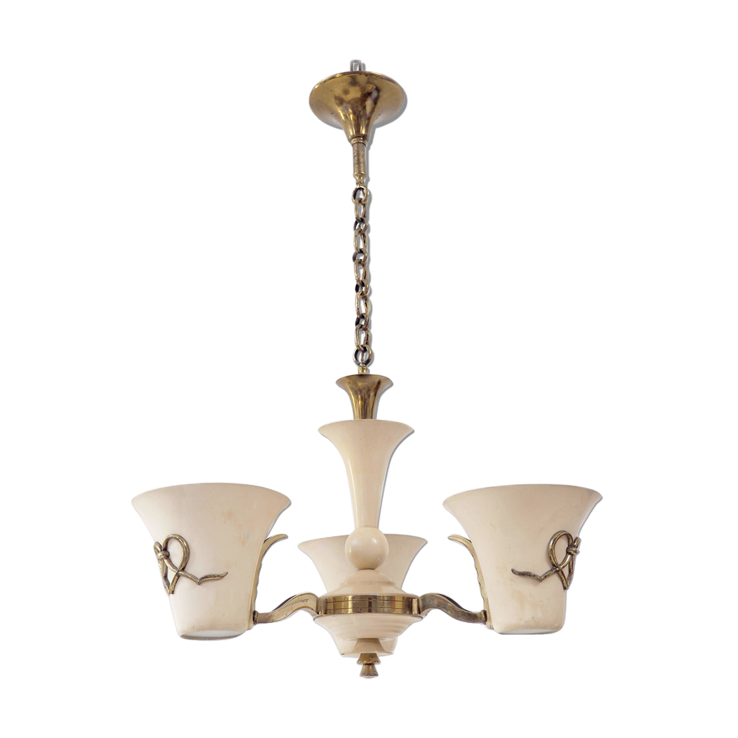 Lot of 1940s lighting fixtures