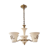 Lot of 1940s lighting fixtures