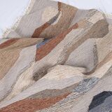 Pair of kilims or tapestries in a modern style, Central Asia, late 20th century.