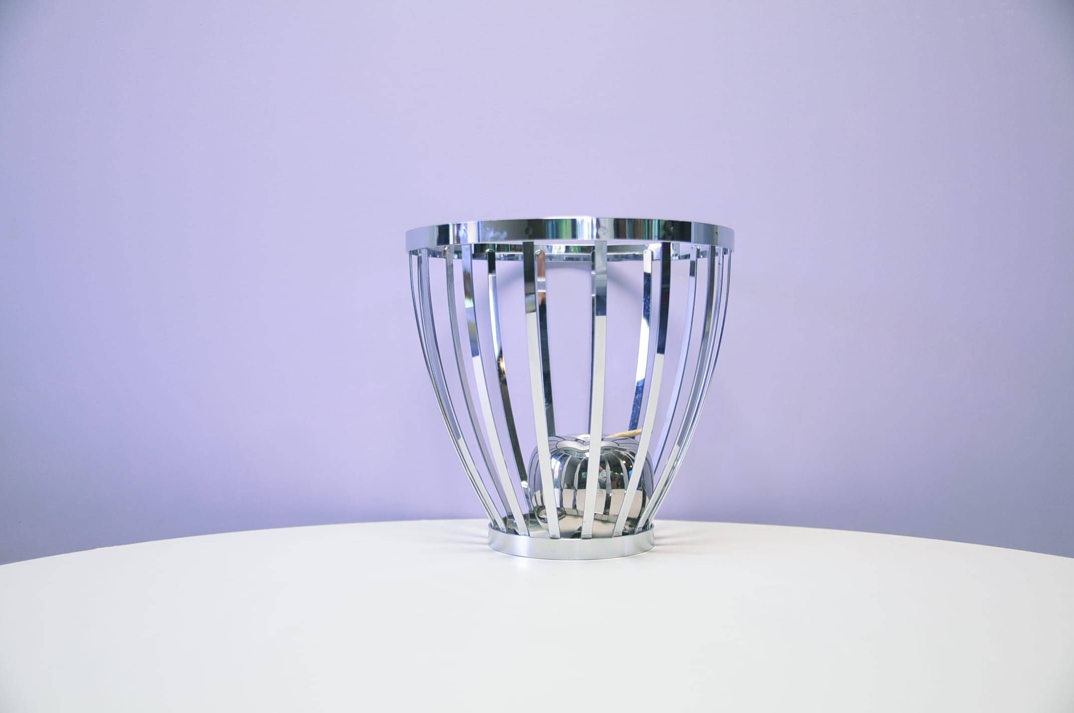 Vintage chrome fruit basket