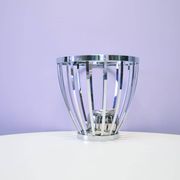 Vintage chrome fruit basket