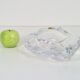 Vintage Brutalist Ice Glass Ashtray from Val Saint Lambert, 1960s
