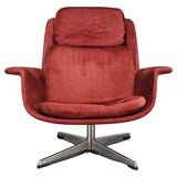 Midcentury Lounge Chair / Armchair Rondo, Olli Borg, Asko, Finland, 1960s