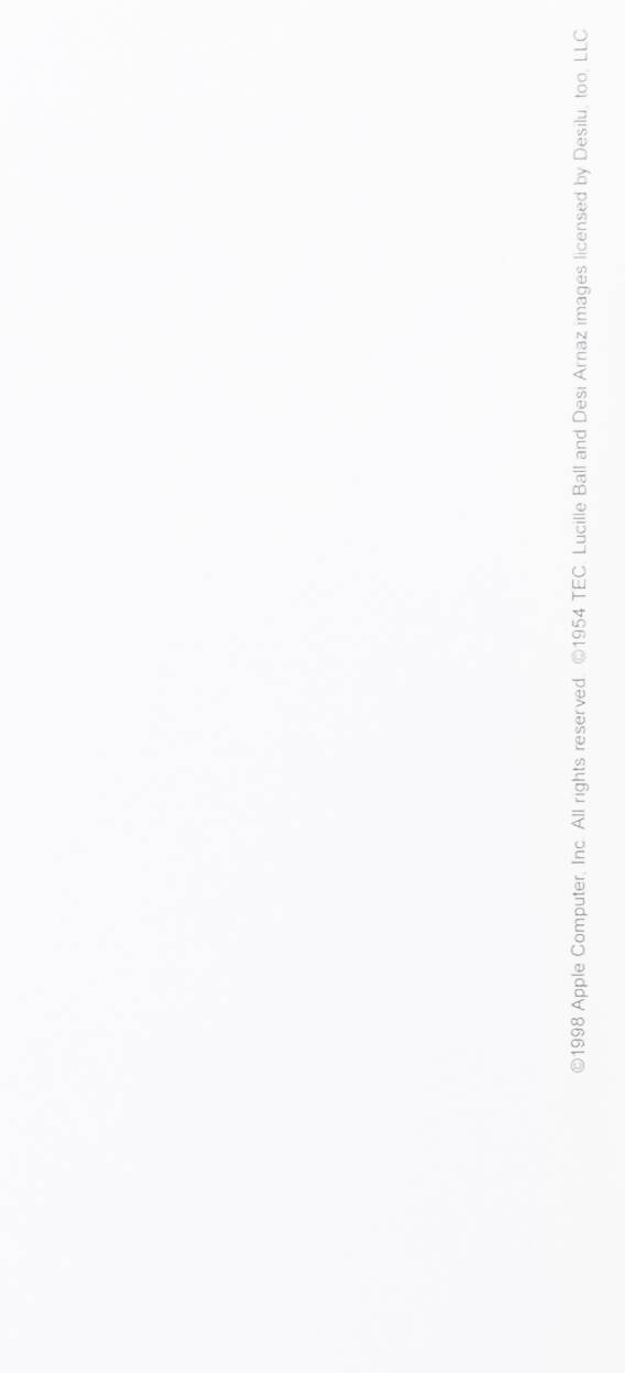 Apple think different :  lucille ball, desi arnaz, affiche originale