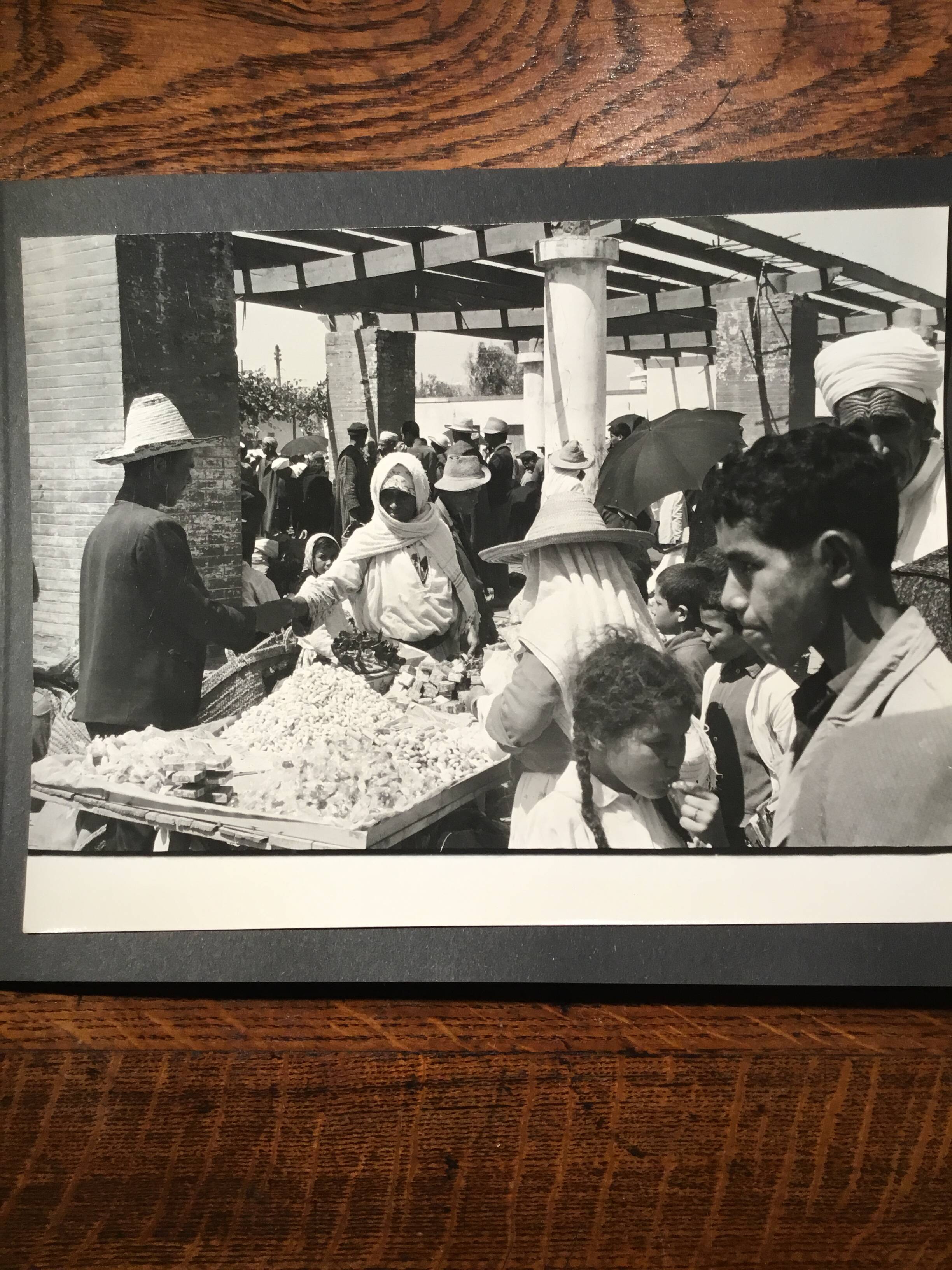 black and white film photo print