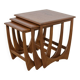Mid-Century Teak Nesting Tables by V. Wilkins for G-Plan, 1970s, Set of 3