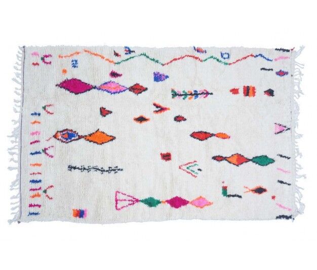 Tapis berbère coloré 258 x 145cm