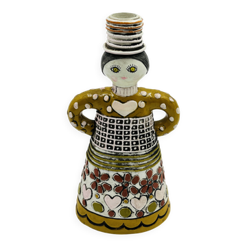 Bougeoir Figurine Papier Mâché Pride Creations – 1960